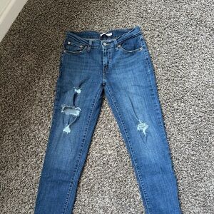 Levi's Blue Boyfriend Jeans